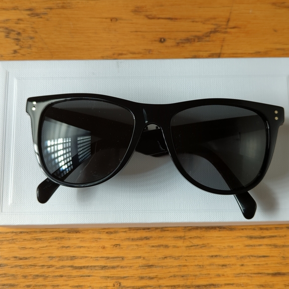Celine Sunglasses, Black, 54MM modified round - Picture 2 of 3
